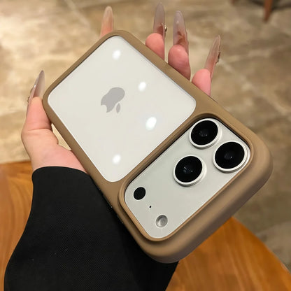 Intelligent Camera Touch Button Crystal Clear Phone Case for iPhone 17 Pro Max 17 Pro 17 Air Transparent Shockproof Cover Funda