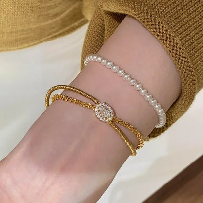 Classic matte shiny wire winding bracelet for women Light luxury and fashion silver 925 double-layer soft bangles fine jewelry