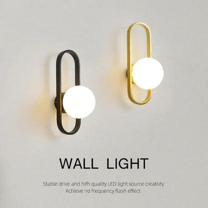 LED Wall Lamp For Luxury Living Room Bedroom Bedside Corridor Aisle Light Hotels Background Home Decorative Wall Sconce 12W