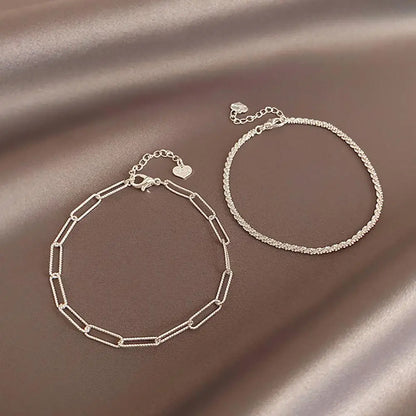 Chain Bracelet Delicate Trendy Fancy Hand Ornament Exquisite Chain Bracelet With Captivating Shine Dazzling Hand Ornament Unique