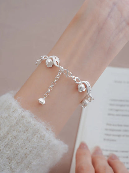 Lily of The Valley Bracelet Exquisite Wave Bangle Fresh Dreamy Elegant Party Jewelry Women Super Divine Aura Hand Accessories