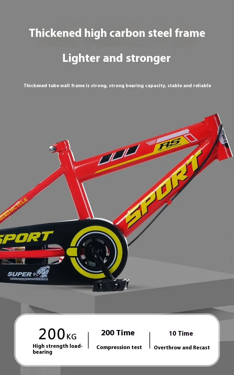 New children's bicycle models for boys and girls, suitable for ages 2-10 and 12-16 inch baby strollers.