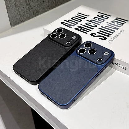 leather texture Luxury Case For iPhone 17 Air 17 17 Pro 17 Pro colorful Max Matte Soft Shell Ultra Thin Cover ﻿ ﻿