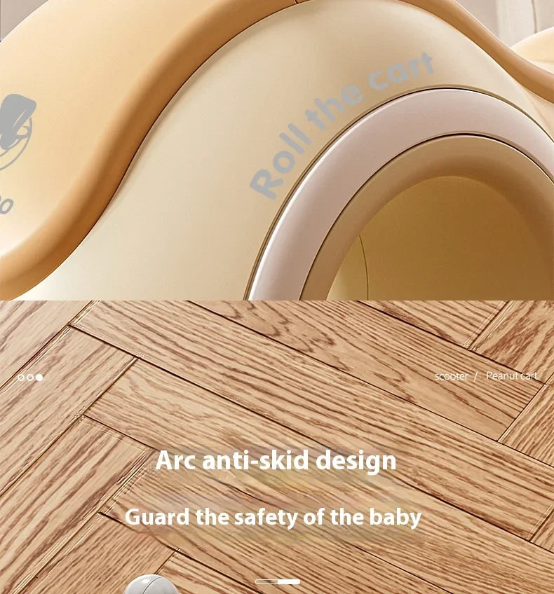 New Children's Riding Toy Peanut Bike Sliding Style 1-3 Year Old Baby Bike Non Pedal Yo Bike Children's Bike Sliding Bike Gift