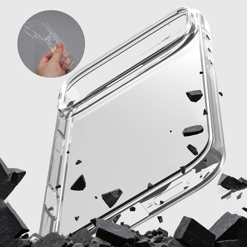 Transparent Soft Silicone TPU Phone Case For iPhone 17 Pro Max Ultra Thin Clear Shockproof Cases For iPhone 17 Air Back Cover