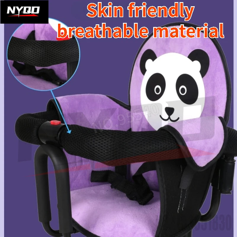 Electric vehicle front child seat electric scooter baby safety seat/electric motorcycle shock absorber stool motorcycle seat