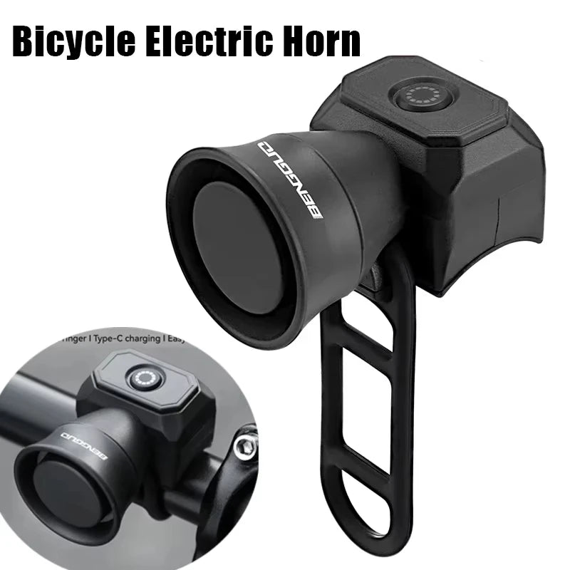 Bicycle Horn Mountain Bike Mini USB Charging/Battery Waterproof Electronic Bike Bell Riding Equipment