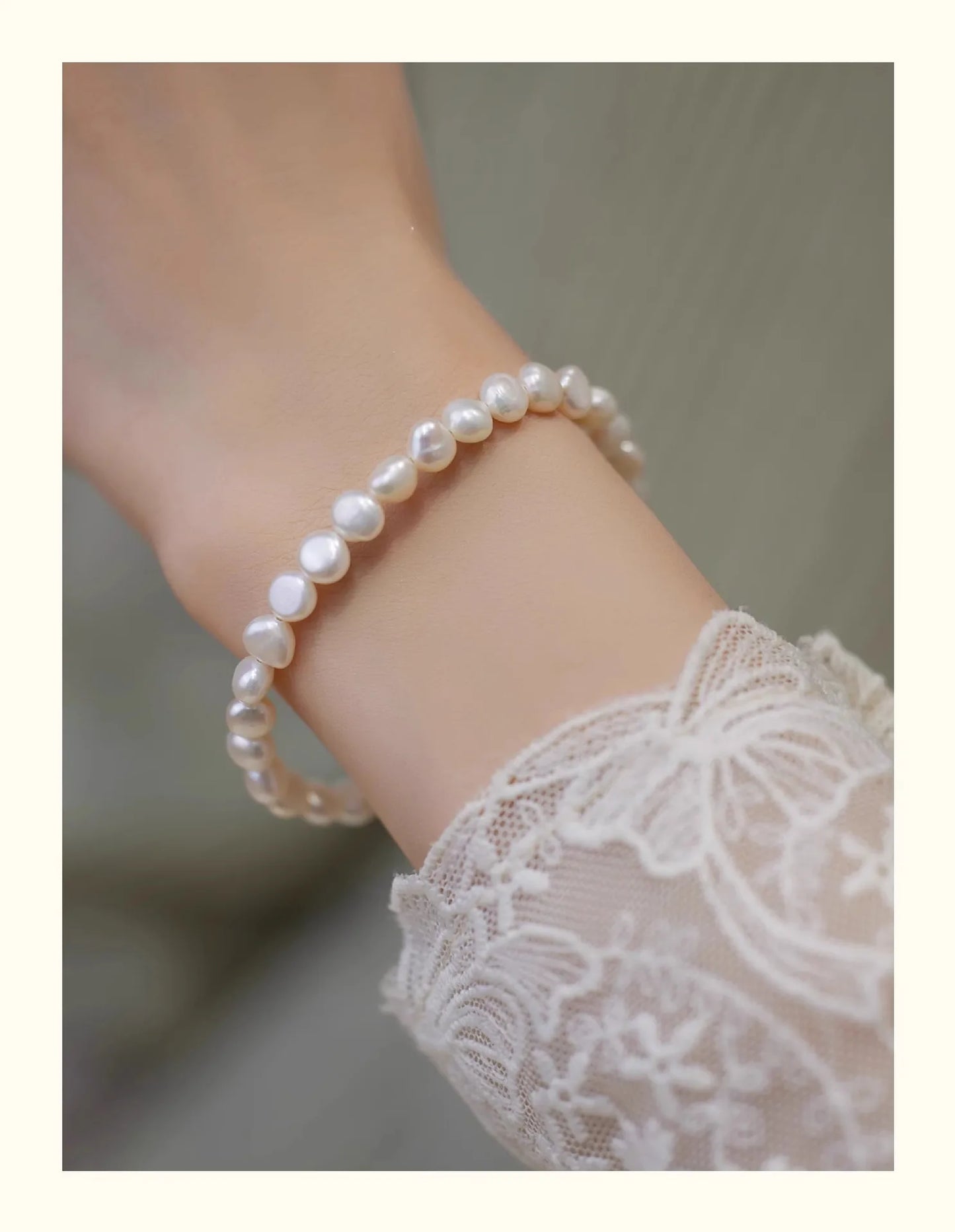 Beautiful Natural Pearl Bracelet for Women Fashion Bead High-End for Wedding Women Girlfriend Christmas Gifts