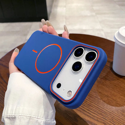 For Magsafe Magnetic Wireless Charging Luxury Solid Color Matte TPU Bumper Phone Case For iPhone 17 Pro Max/17/17 Pro Air Cover