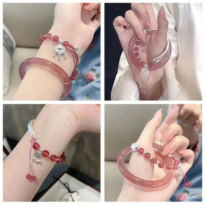 Chinese Ancient Hand Bracelet Butterfly Versatile Couple Bracelet Natural High-grade Exquisite Popular Fashion Jewelry Gifts