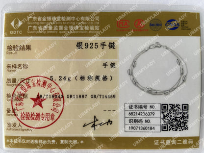 925 sterling silver bracelet chain fashion design product beautiful Jewelry High quality Bracelet bead for women lady wedding