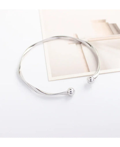 New Fashion Trend Unique Design Elegant Exquisite Twist Simple Bracelet Women Jewelry Wedding Party Premium Gift Wholesale