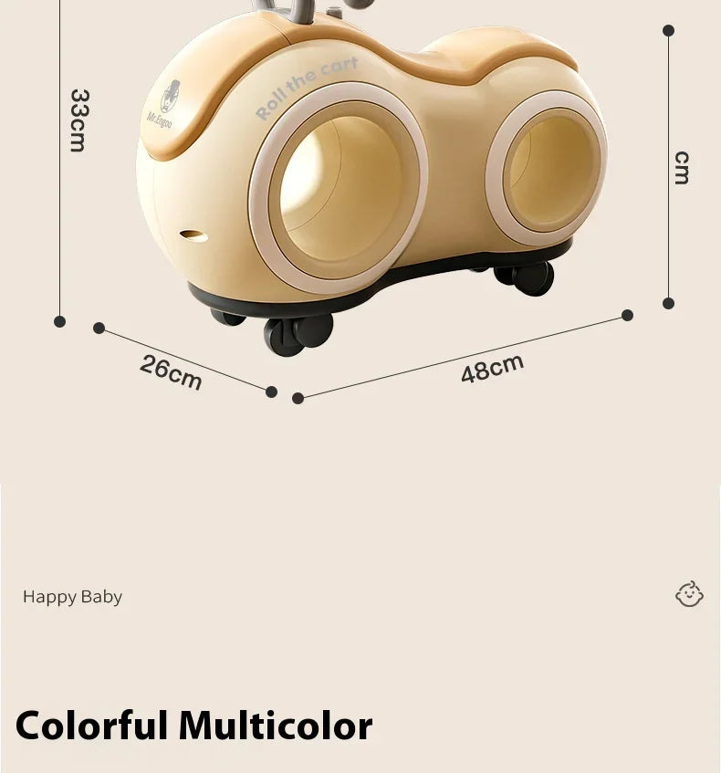 New Children's Riding Toy Peanut Bike Sliding Style 1-3 Year Old Baby Bike Non Pedal Yo Bike Children's Bike Sliding Bike Gift