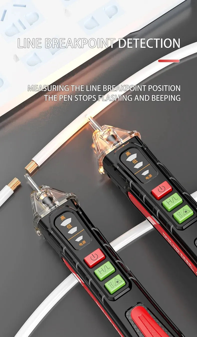 Electric Pen High-Precision Induced Electric Tester Pen Electroprobe Screwdriver Probe Light Voltage Tester Detector Test Pen