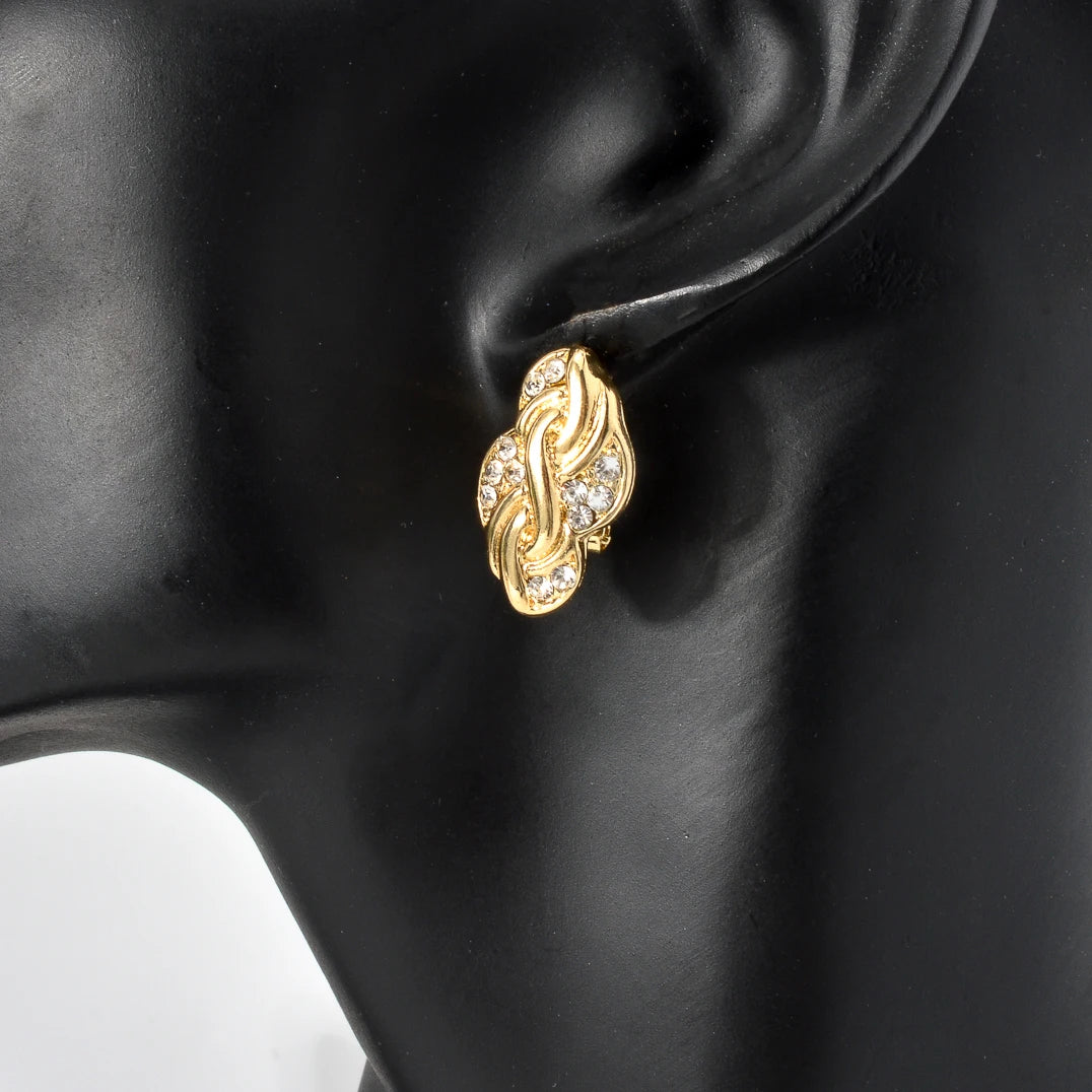 Dubai 18K Gold Plated Jewelry Set Women Luxurious Necklace Earrings Bracelet Ring 4pcs Bride Wedding Party Jewelry Set Gift