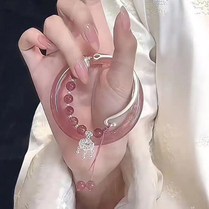 Chinese Ancient Hand Bracelet Butterfly Versatile Couple Bracelet Natural High-grade Exquisite Popular Fashion Jewelry Gifts