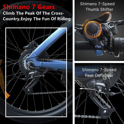 HX Q5 e bike Adults electric bike 48V 20AH 27.5 Inch  Electric bicycle City Electric bike E Bikes Mountain ebike