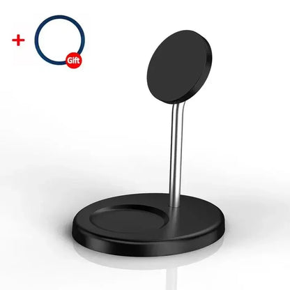 2-in-1 Wireless Fast Charger for iPhone 15/14/13/12 Pro Max & AirPods Pro – Upgraded Foldable Charging Dock