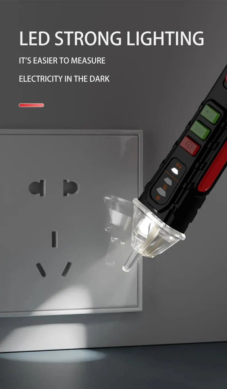 Electric Pen High-Precision Induced Electric Tester Pen Electroprobe Screwdriver Probe Light Voltage Tester Detector Test Pen