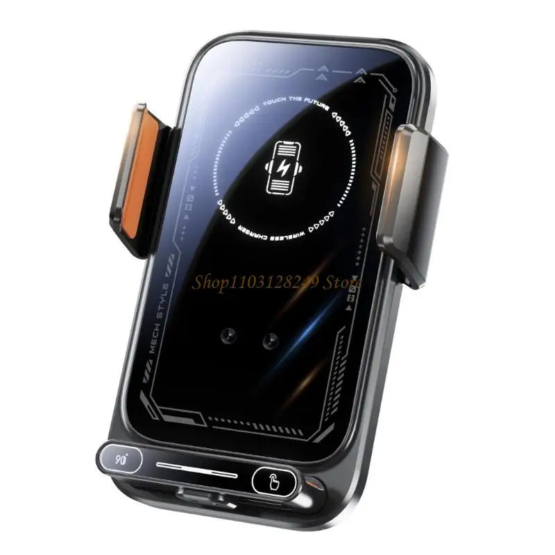 Wireless Charging,Wireless Car Chargers Charging Pad 15W NonSlip Fast Charge for Car Wireless Phone Chargers Mount