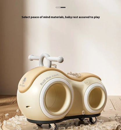 New Children's Riding Toy Peanut Bike Sliding Style 1-3 Year Old Baby Bike Non Pedal Yo Bike Children's Bike Sliding Bike Gift