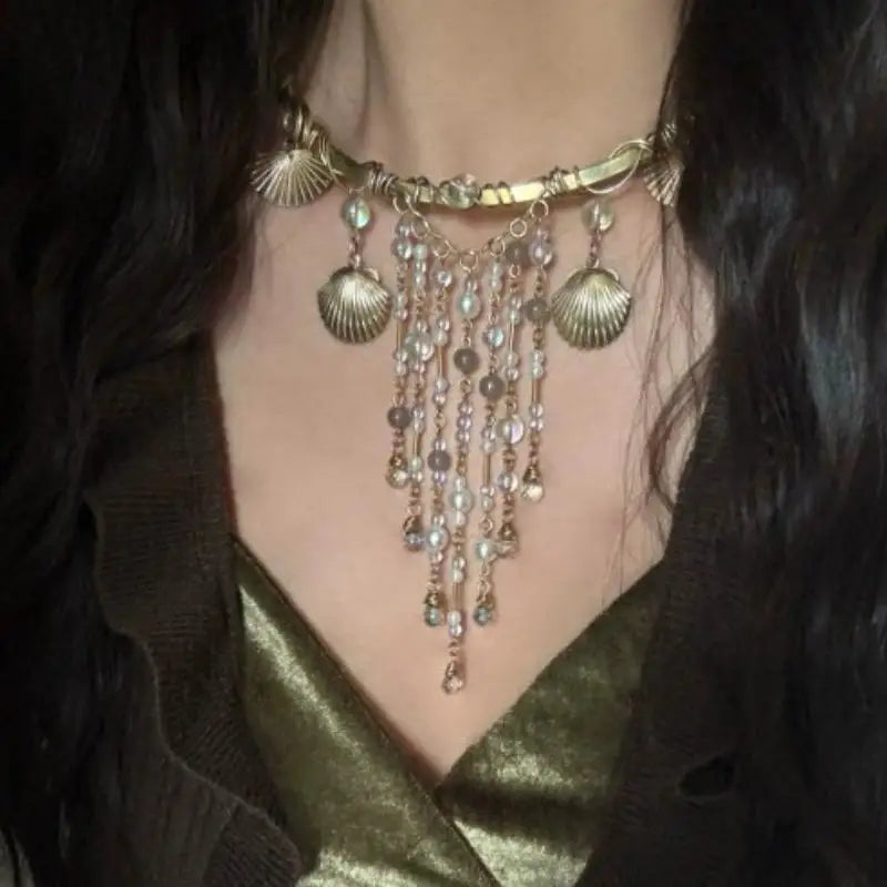 Glamorous Choker with Vintage Appeal; Red Crystal Moon Geometric Pendant Design; Women's Daily, Prom, Date Night Jewellery.