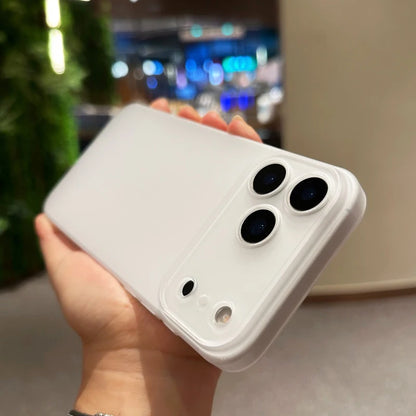 0.3mm Ultra Thin Case For iPhone 17 Pro Max 17Air Matte Transparent Back Cover Shell For iPhone17 Air 17Pro ProMax Slim Orange