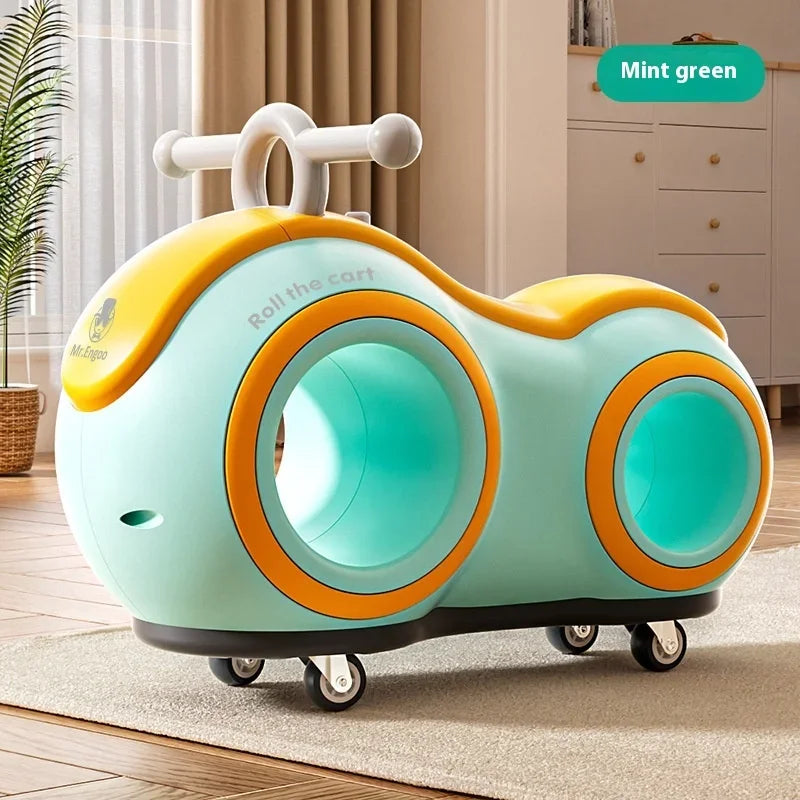 New Children's Riding Toy Peanut Bike Sliding Style 1-3 Year Old Baby Bike Non Pedal Yo Bike Children's Bike Sliding Bike Gift