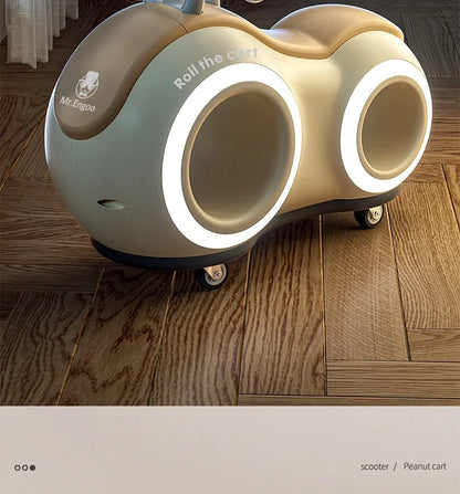 New Children's Riding Toy Peanut Bike Sliding Style 1-3 Year Old Baby Bike Non Pedal Yo Bike Children's Bike Sliding Bike Gift