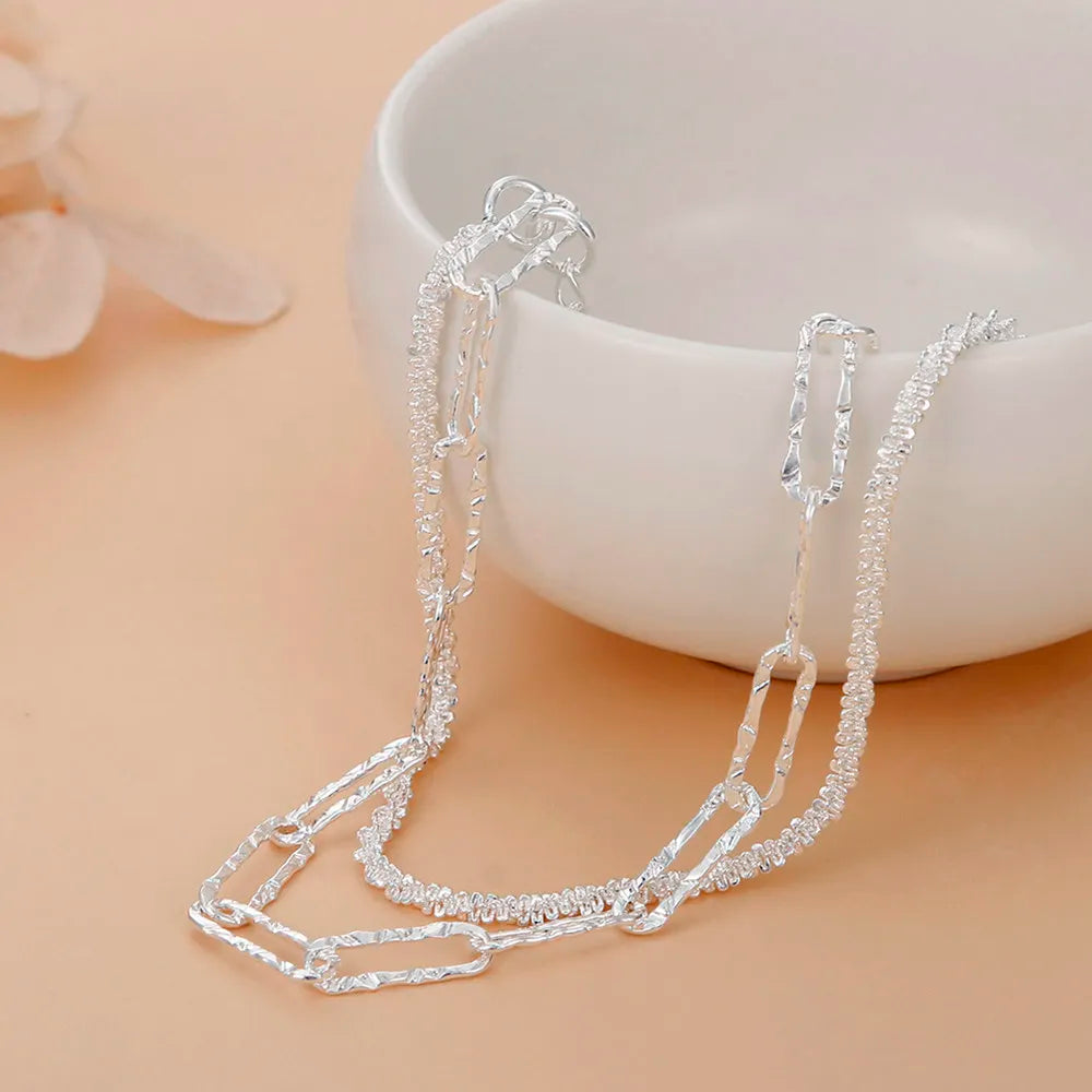 Charm 925 Sterling Silver Pretty bracelets necklaces for women noble fashion designer party wedding engagement Jewelry sets gift