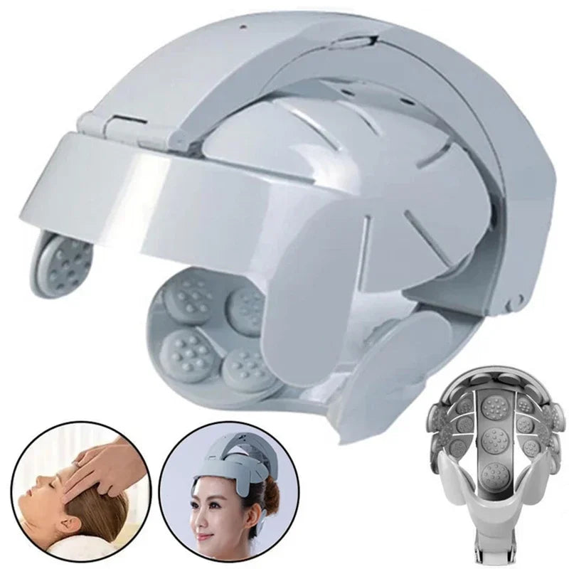 Electric Head Massage Relief Improve Sleep Vibration Relaxation Health Care Device Relax Easy Acupuncture Point Brain Massager