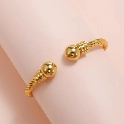 1 fashion bracelet with round balls at both ends, delicate women's bracelet, couple accessory