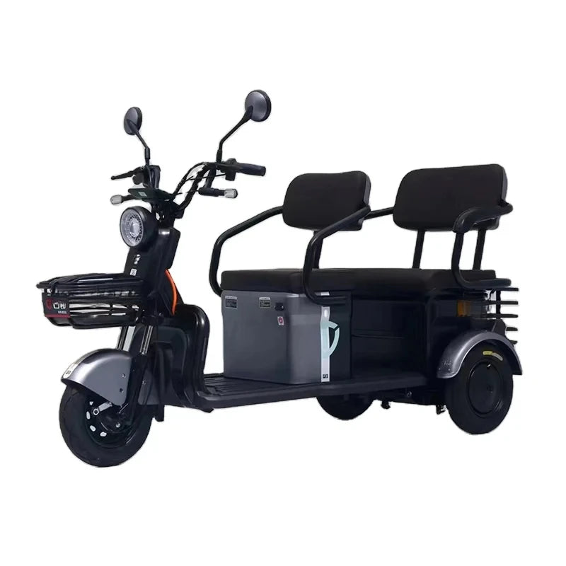 New Electric Tricycle Adult  Agricultural Double Row Electric Tricycle with 3 Wheel