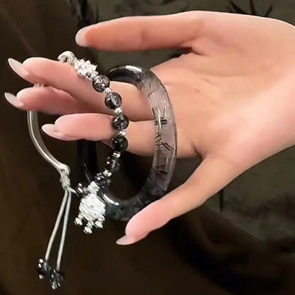 Chinese Ancient Hand Bracelet Butterfly Versatile Couple Bracelet Natural High-grade Exquisite Popular Fashion Jewelry Gifts