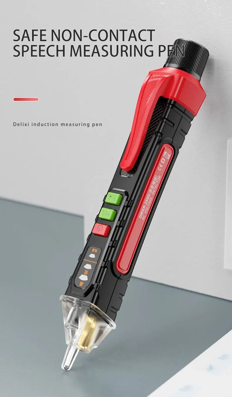 Electric Pen High-Precision Induced Electric Tester Pen Electroprobe Screwdriver Probe Light Voltage Tester Detector Test Pen