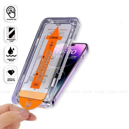 4/3/2/1Pcs For iPhone 17 Pro Max Glass iPhone 17 Pro Tempered Glass Dust Free 9H Full Cover Glue Screen Protector iPhone 17 Air