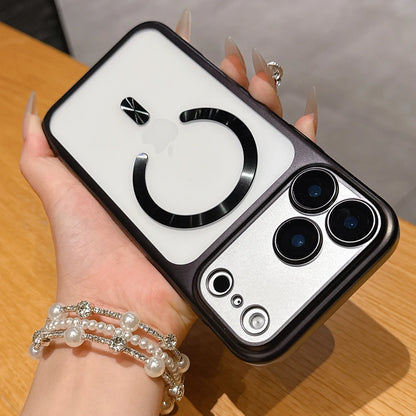 Luxury Matte Translucent Magnetic Case For iPhone 17 Pro Max 17Pro 17 Air For Magsafe Wireless Charging Camera Protector Cover