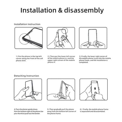 Hybrid Silicone Frame Aluminum Metal Phone Cases For iPhone 17 16 15 Pro Max 14 13 12 Better Heat Bumper