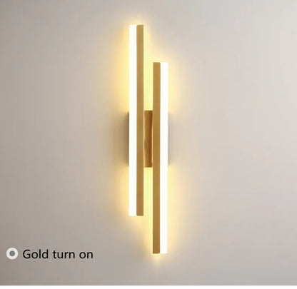 LED Bedroom Wall Lamp Wall Sconces Copper Line Pipe Acrylic Lampshade Indoor Lighting for Living Room Corridor Light Fixture