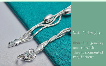 925 sterling silver bracelet chain fashion design product beautiful Jewelry High quality Bracelet bead for women lady wedding