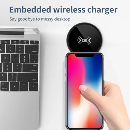 Built in Desktop Device Fast Wireless Charger 30W Quick Charger 3.0 Embedded Caricabatter Tipe C Chargeur Induction Charging