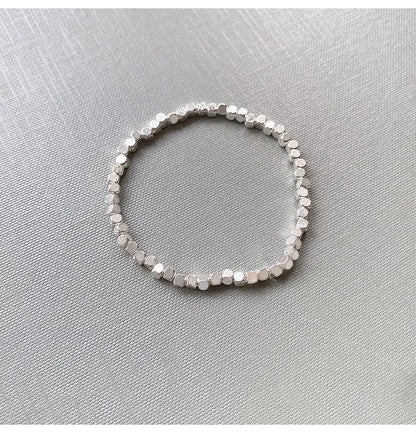 2025 New Broken Silver - Like Bracelet for Women, Light Luxury Retro & Minimalist Versatile for Besties & Daily Party