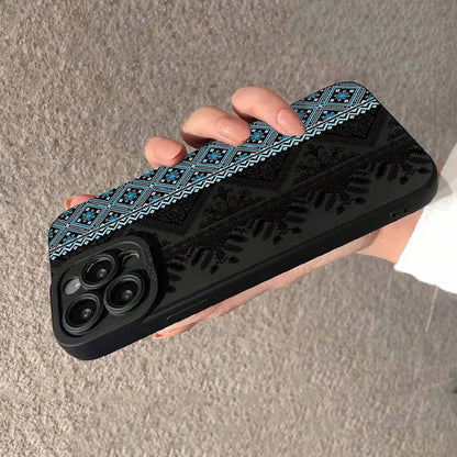 Vintage Totem Painting Shockproof Phone Case For iPhone 17 16 15 14 13 12 11 Pro Max XS X XR 7 8 Plus SE 2022 13 Mini Soft Cover