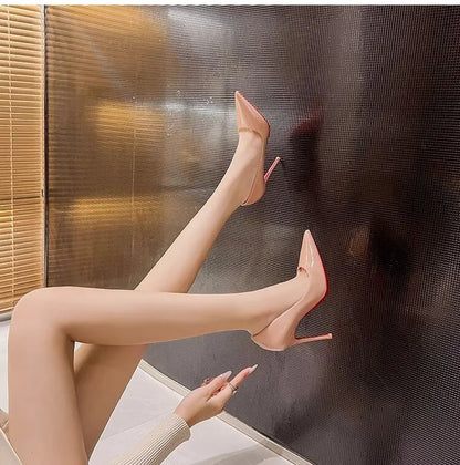 Shoes For Woman 2026 Trend Luxury Red Bottoms High Heels Pointed Toe Stiletto Pumps 12 cm Comfortable Party Dress Wedding Shoes