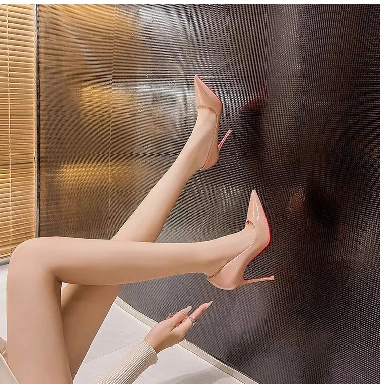 Shoes For Woman 2026 Trend Luxury Red Bottoms High Heels Pointed Toe Stiletto Pumps 12 cm Comfortable Party Dress Wedding Shoes