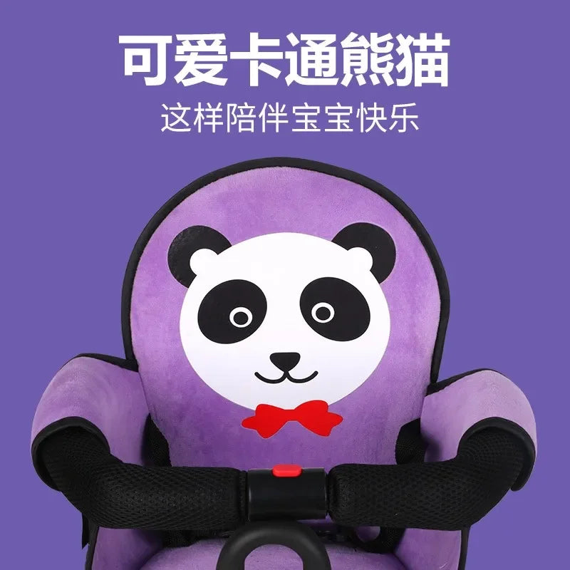 Electric vehicle front child seat electric scooter baby safety seat/electric motorcycle shock absorber stool motorcycle seat