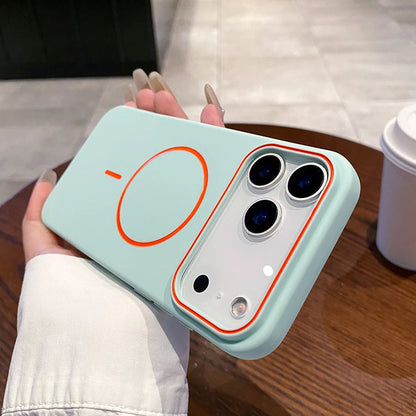 For Magsafe Magnetic Wireless Charging Luxury Solid Color Matte TPU Bumper Phone Case For iPhone 17 Pro Max/17/17 Pro Air Cover