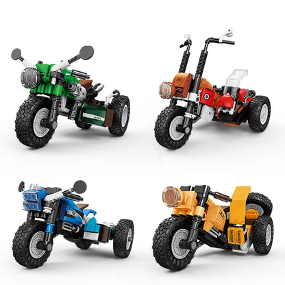KNEW BUILT Electric Bicycle Scooter Model Mini Building Blocks Adorable & Educational Construction Toys