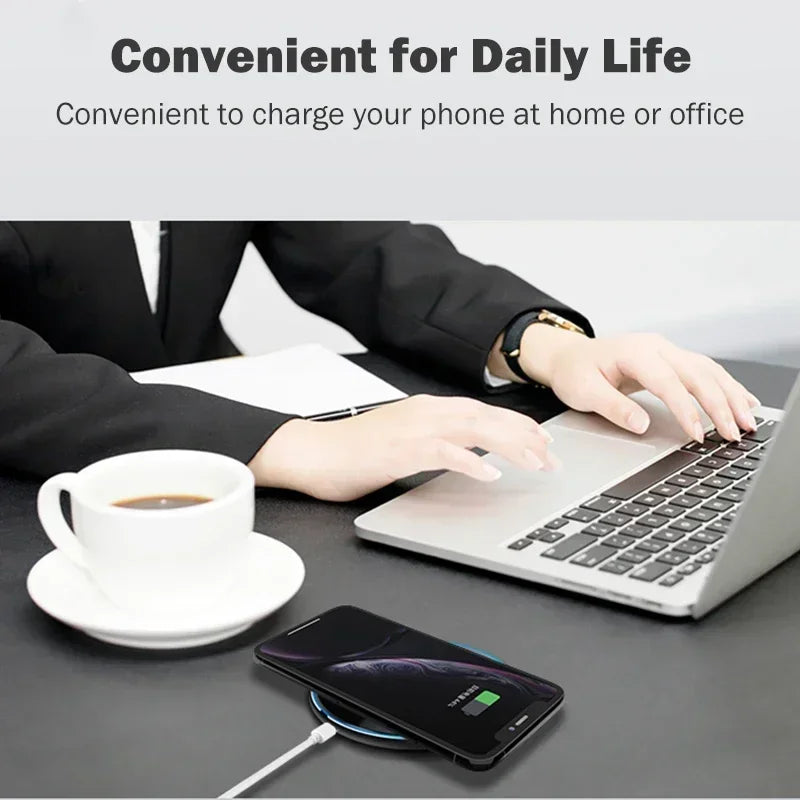 Wireless charger suitable for Motorola Edge 40 50 Pro 30 Ultra 50 Neo Moto Edge 2023 2024 15W fast charging, with USB cable