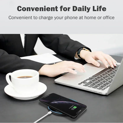 Wireless charger suitable for Motorola Edge 40 50 Pro 30 Ultra 50 Neo Moto Edge 2023 2024 15W fast charging, with USB cable